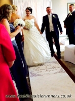 Mark & Samantha wedding aisle runner 2